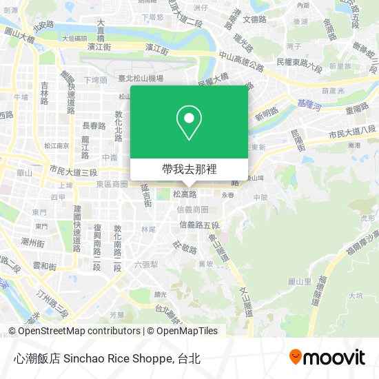 心潮飯店 Sinchao Rice Shoppe地圖