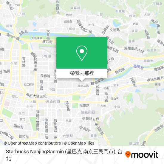 Starbucks NanjingSanmin (星巴克 南京三民門市)地圖