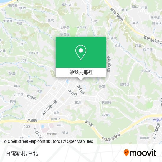 台電新村地圖