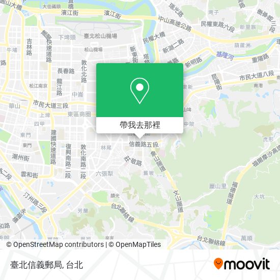 臺北信義郵局地圖