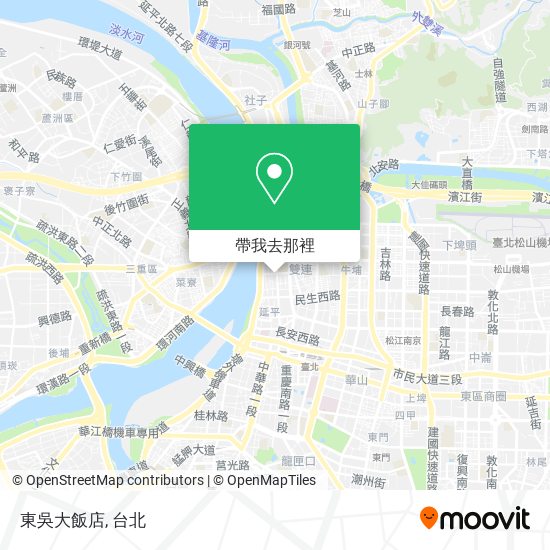 東吳大飯店地圖
