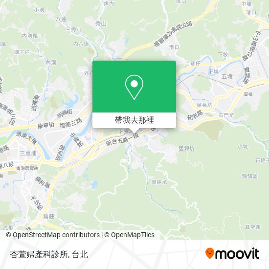 杏萱婦產科診所地圖