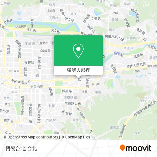 悟饕台北地圖