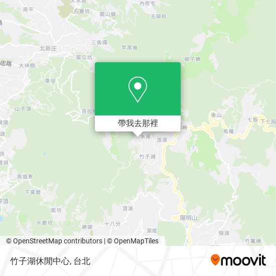 竹子湖休閒中心地圖