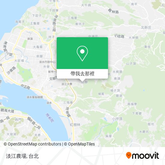 淡江農場地圖