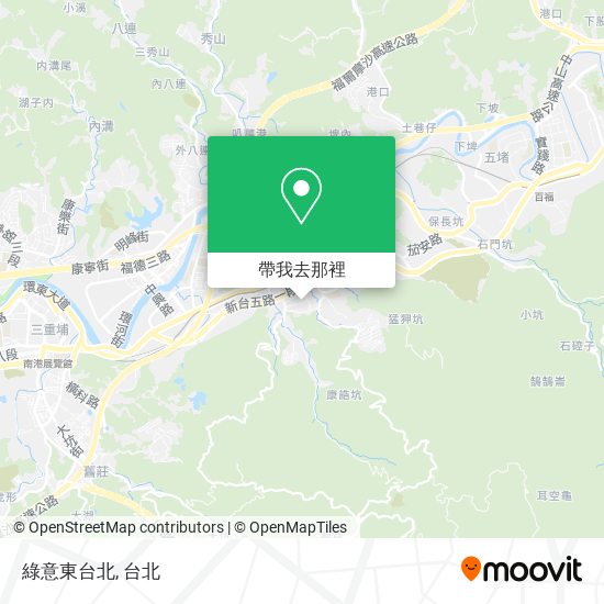 綠意東台北地圖