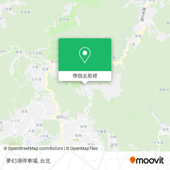 夢幻湖停車場地圖
