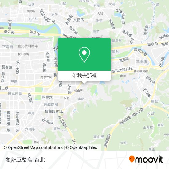 劉記豆漿店地圖