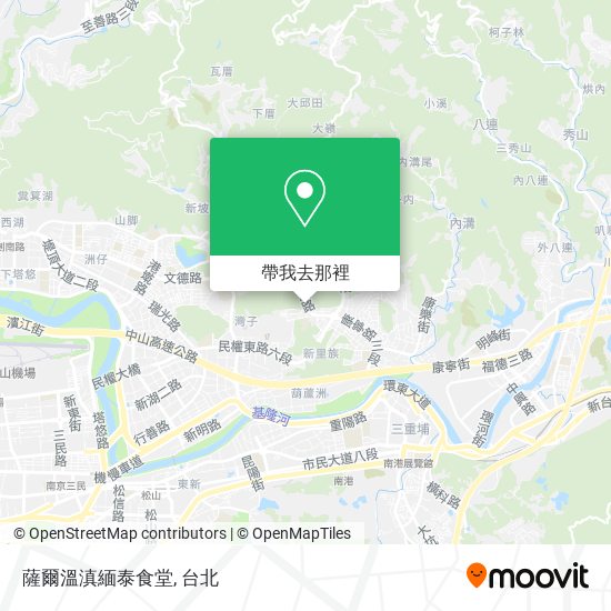 薩爾溫滇緬泰食堂地圖
