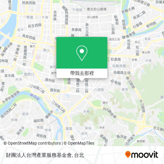 財團法人台灣產業服務基金會地圖