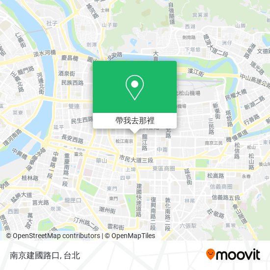 南京建國路口地圖