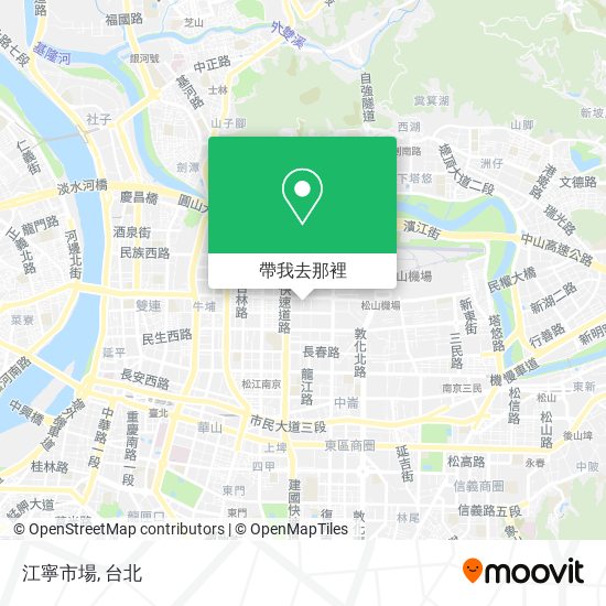 江寧市場地圖