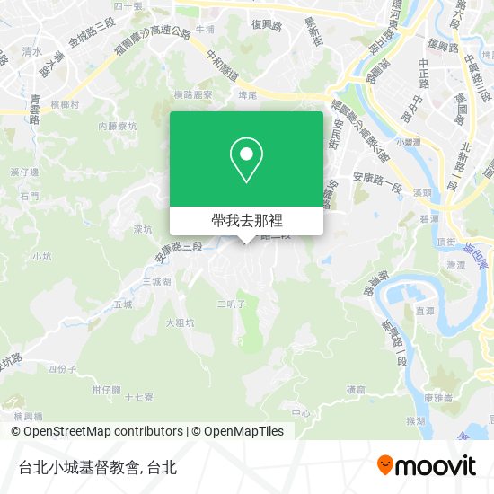 台北小城基督教會地圖