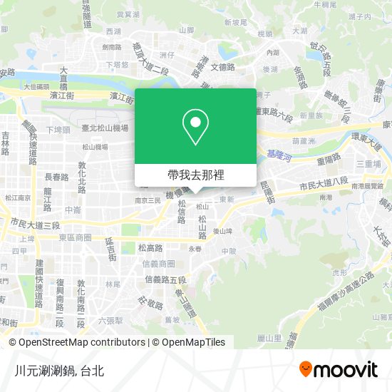 川元涮涮鍋地圖