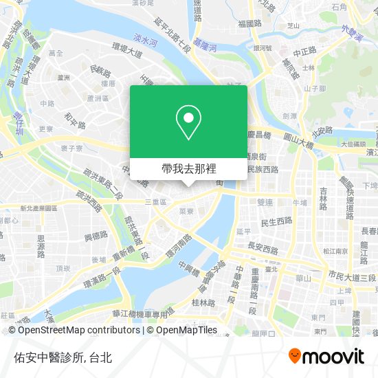佑安中醫診所地圖