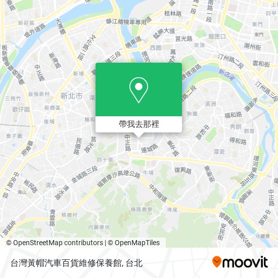 台灣黃帽汽車百貨維修保養館地圖