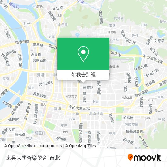 東吳大學合樂學舍地圖