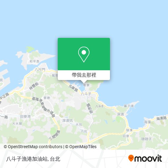 八斗子漁港加油站地圖