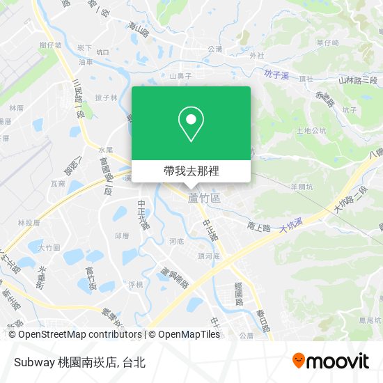 Subway 桃園南崁店地圖