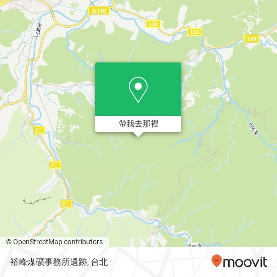 裕峰煤礦事務所遺跡地圖