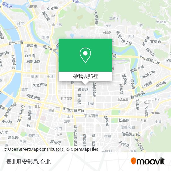 臺北興安郵局地圖