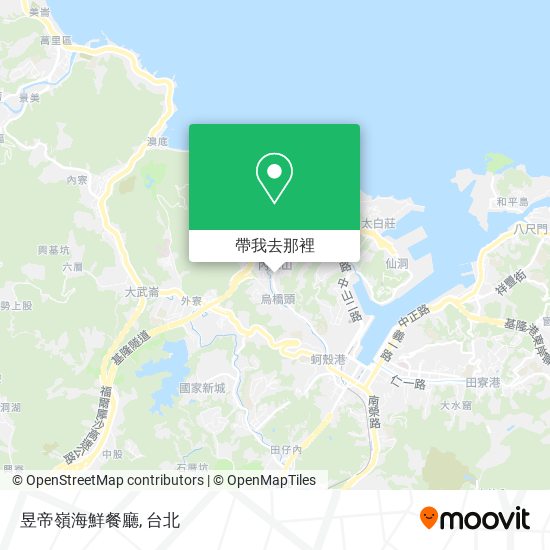 昱帝嶺海鮮餐廳地圖