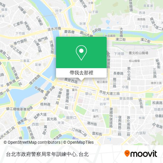 台北市政府警察局常年訓練中心地圖