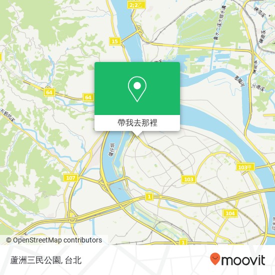 蘆洲三民公園地圖
