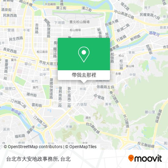 台北市大安地政事務所地圖