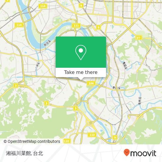 湘福川菜館地圖