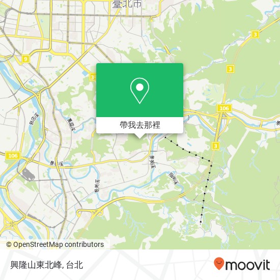 興隆山東北峰地圖