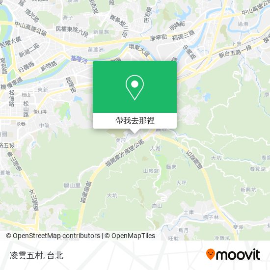 凌雲五村地圖