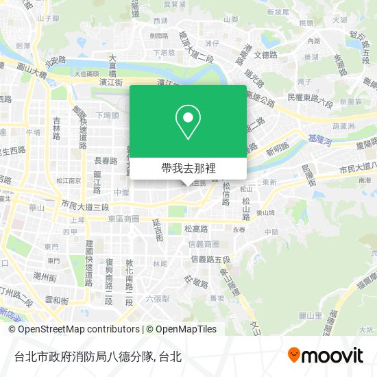 台北市政府消防局八德分隊地圖