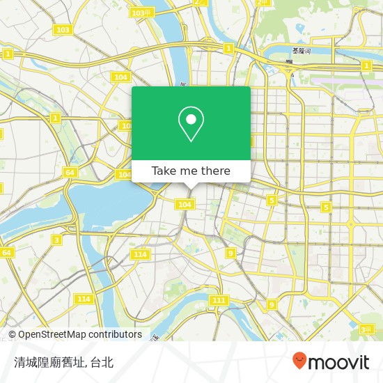 清城隍廟舊址地圖