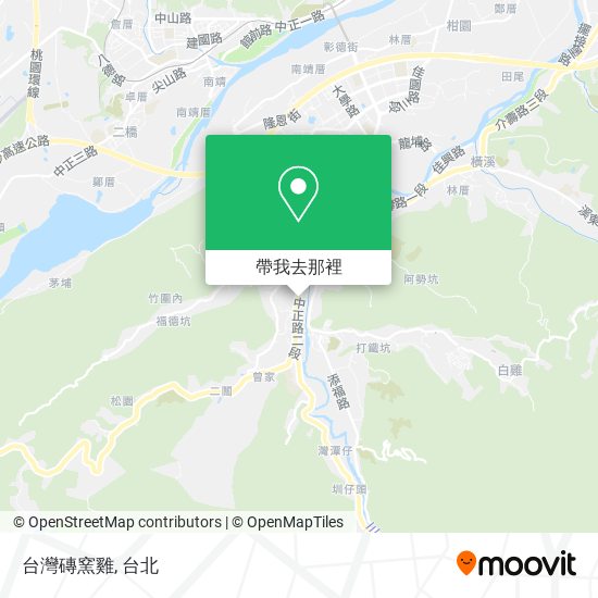 台灣磚窯雞地圖