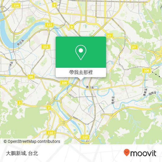 大鵬新城地圖