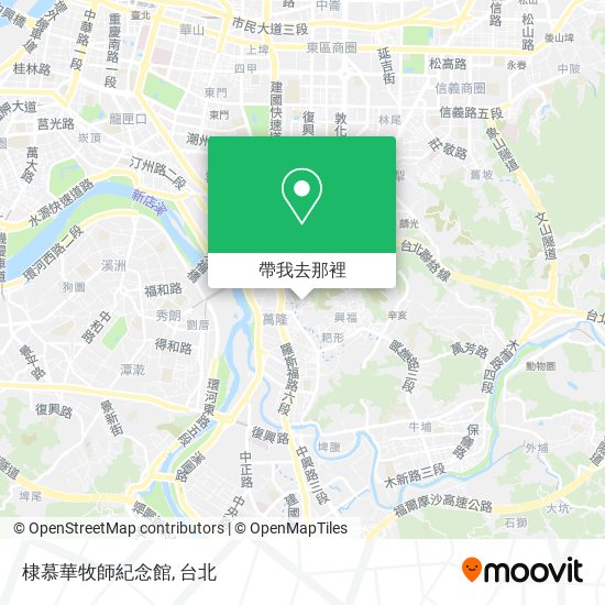 棣慕華牧師紀念館地圖