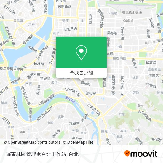 羅東林區管理處台北工作站地圖