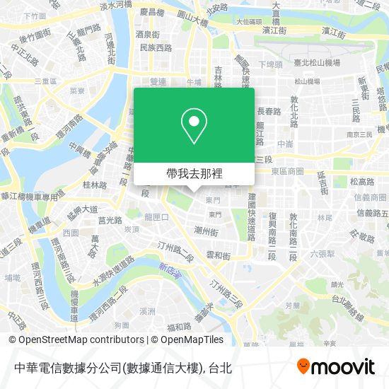 中華電信數據分公司(數據通信大樓)地圖