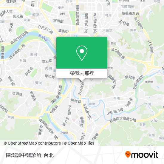 陳鐵誠中醫診所地圖