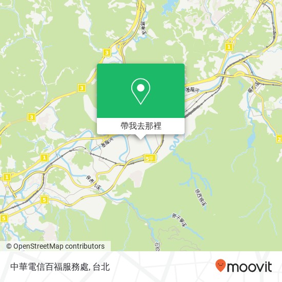 中華電信百福服務處地圖