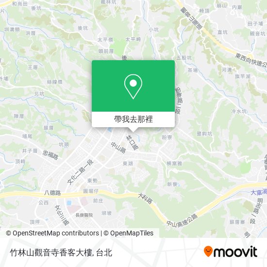 竹林山觀音寺香客大樓地圖
