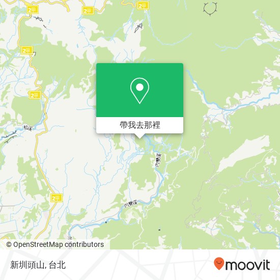 新圳頭山地圖