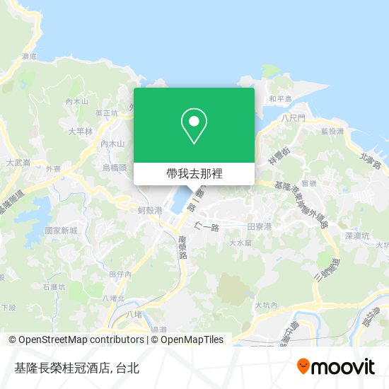 基隆長榮桂冠酒店地圖