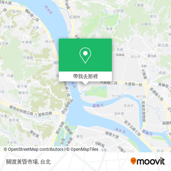 關渡黃昏市場地圖