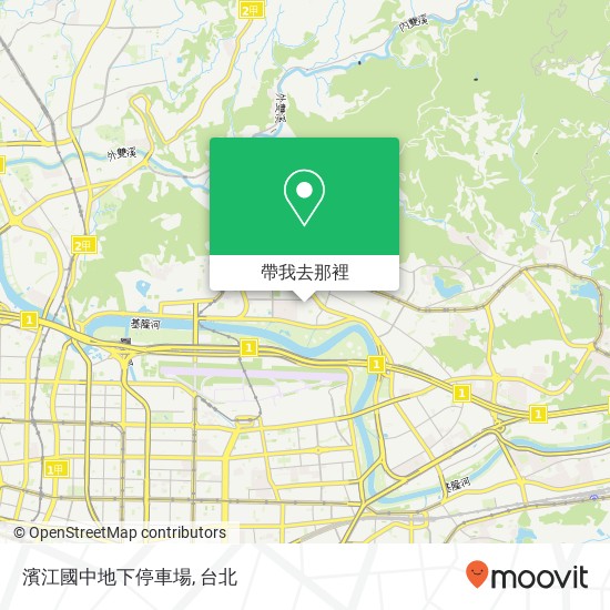 濱江國中地下停車場地圖