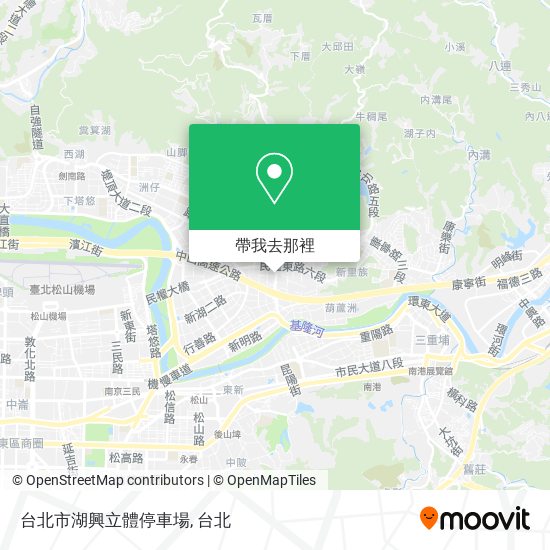 台北市湖興立體停車場地圖