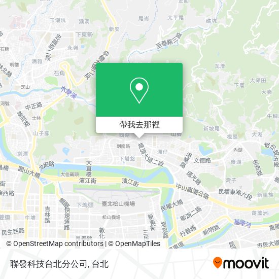 聯發科技台北分公司地圖