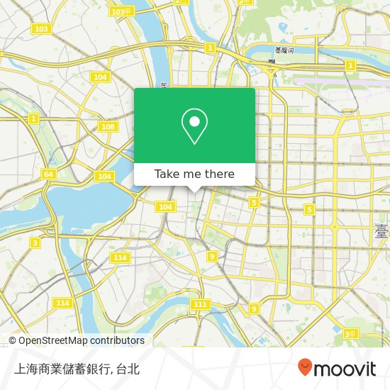 上海商業儲蓄銀行地圖