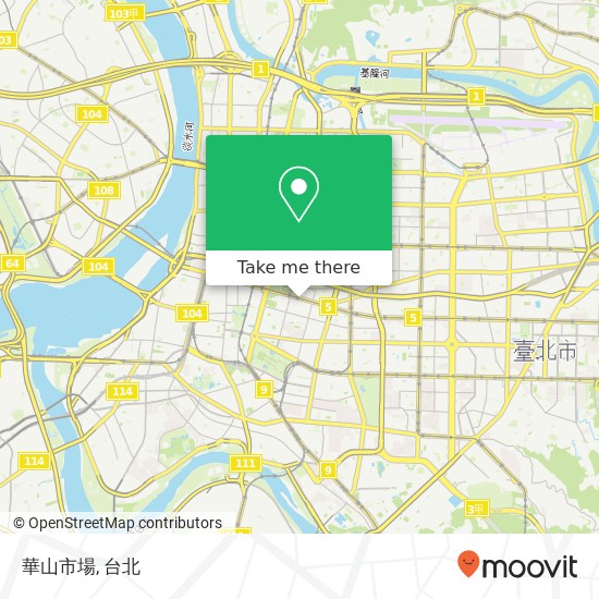 華山市場地圖